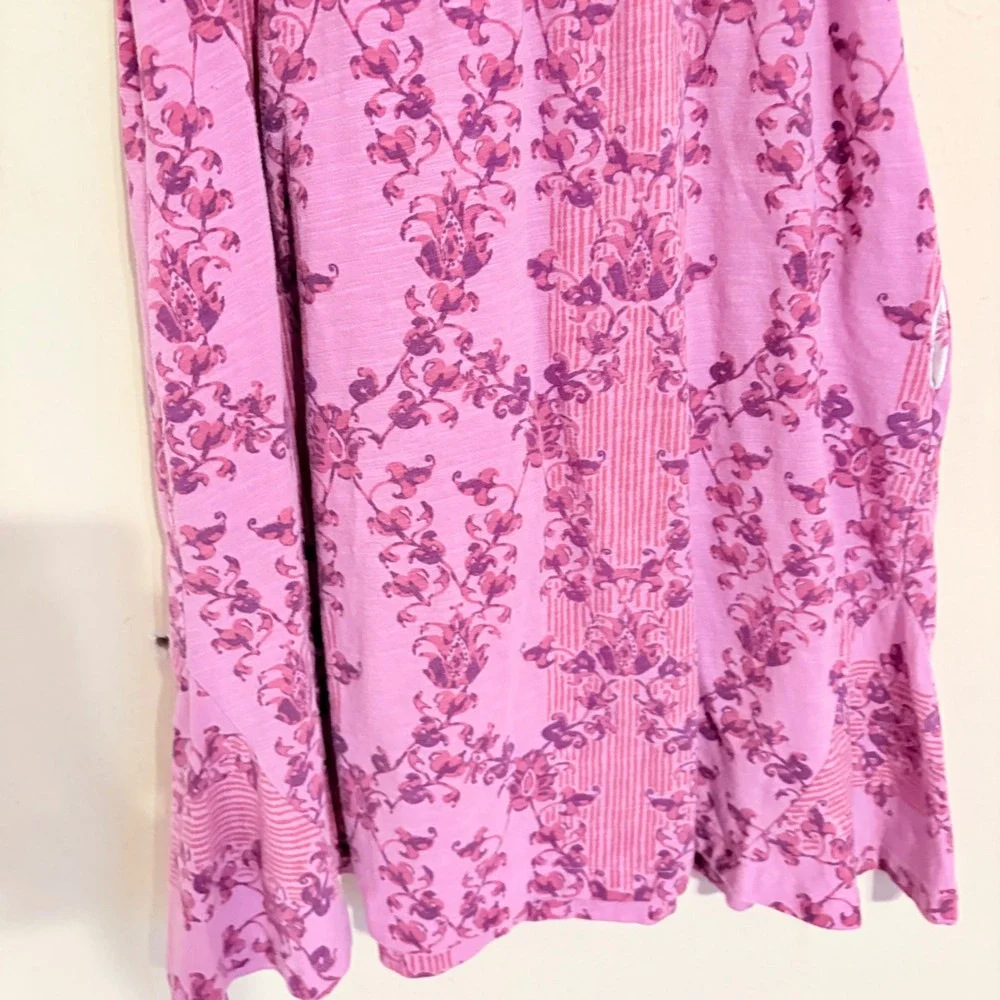 Matilda Jane Girls Clearwater Pink Floral Bow Sleeveless Dress Size 8